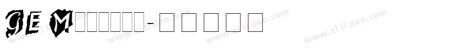 GE Montage字体转换